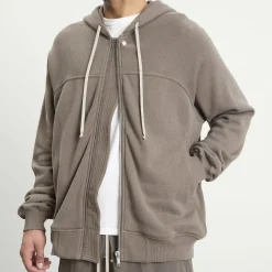 Rick Owens Slouchy Zip Hoodie