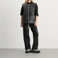 Rick Owens x Moncler Geocamo Flight Leather Vest
