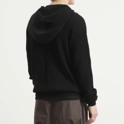 Rick Owens Zip Knitted Hoodie