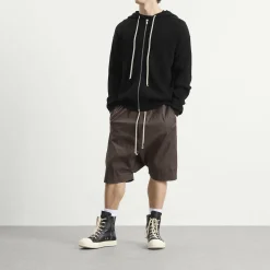 Rick Owens Zip Knitted Hoodie