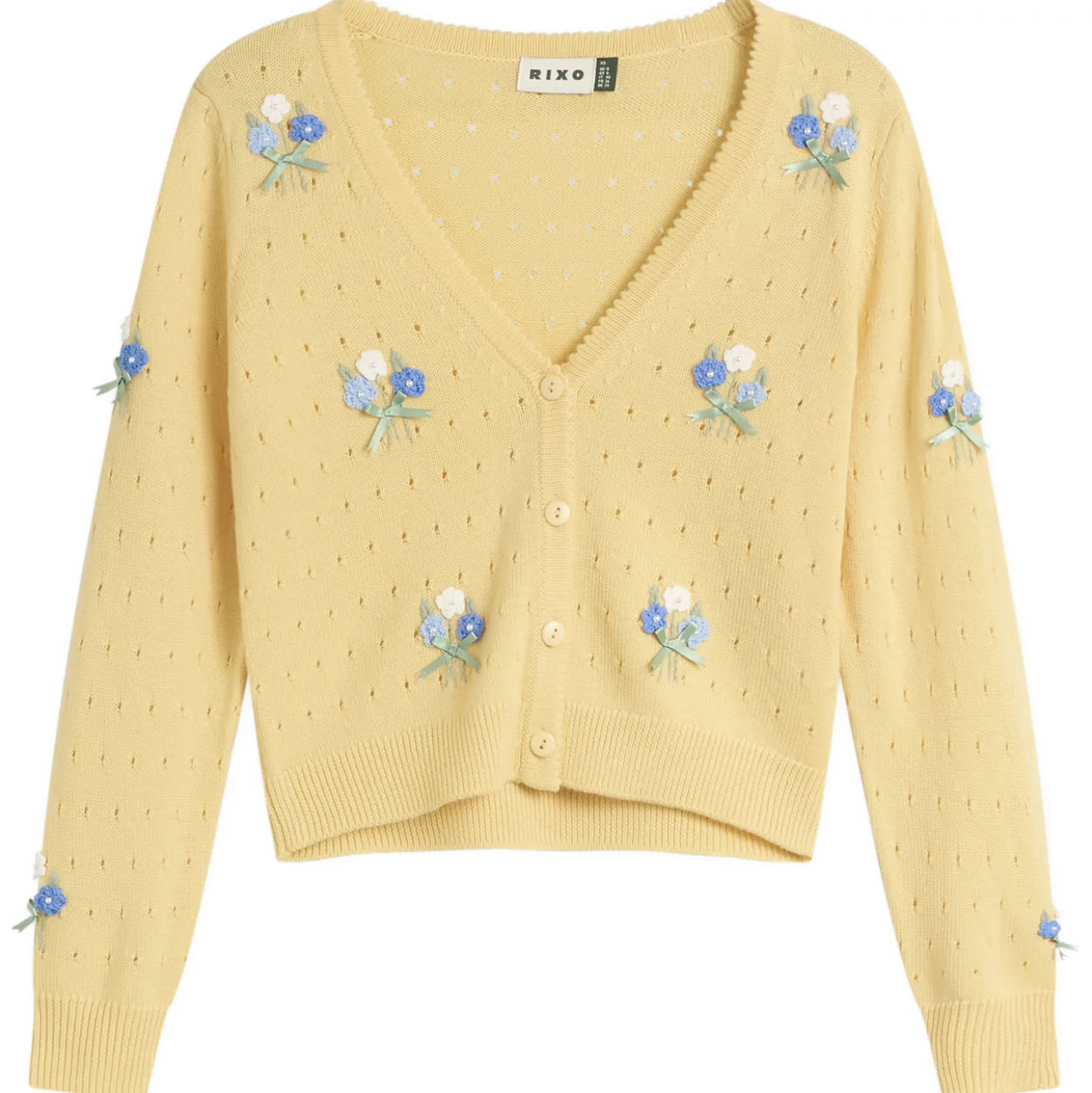 RIXO Merinda Cardigan