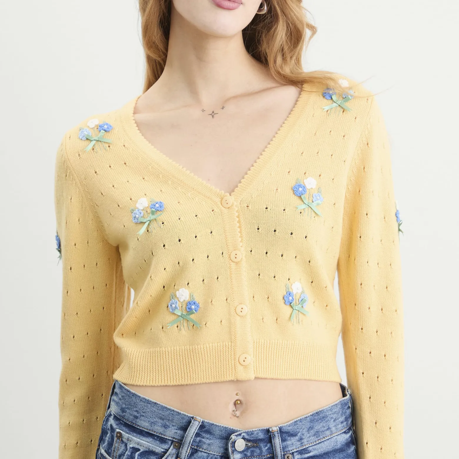 RIXO Merinda Cardigan