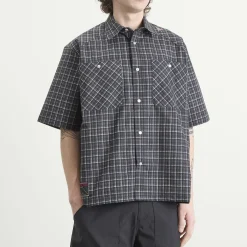 ROA Aair Floweave Printed Check Short Sleeve Shirt