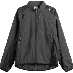 ROA Numb Pinstriped Hooded Wind Jacket