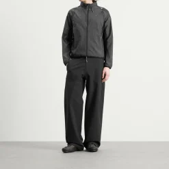 ROA Numb Pinstriped Hooded Wind Jacket