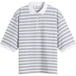 Rohe Striped oversized polo