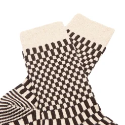 RoToTo Checkerboard Pattern Sock