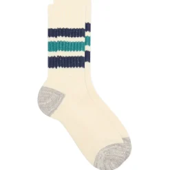 RoToTo Coarse Ribbed Old School Crew Sock