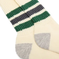 RoToTo Coarse Ribbed Old School Crew Socks