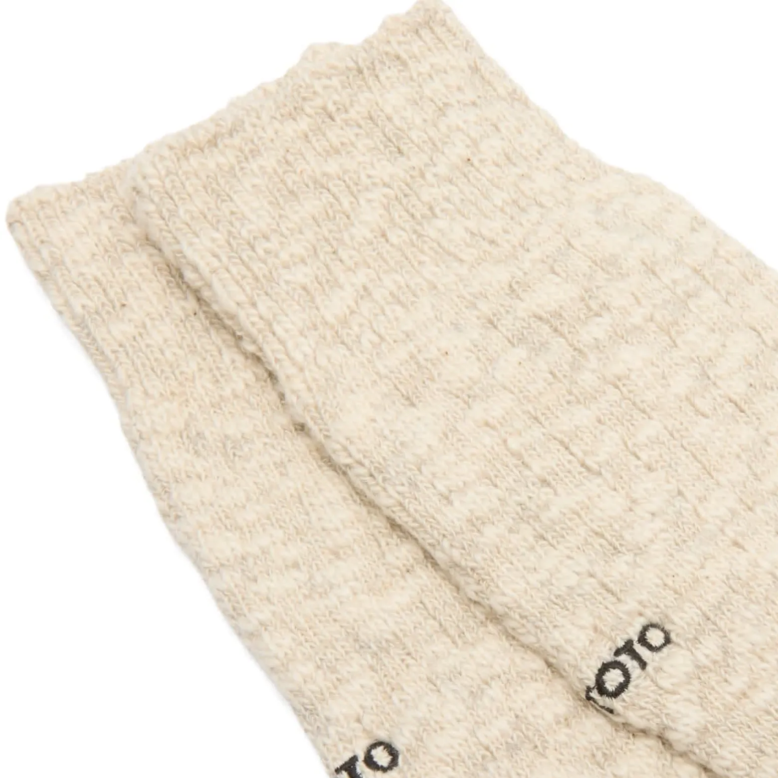 RoToTo Organic Cotton Slub Crew Sock