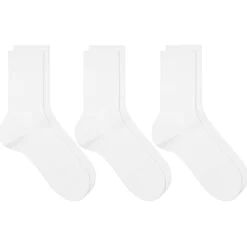 RoToTo Organic Daily Ribbed Crew Sock - 3 Pack