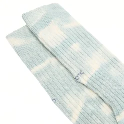 RoToTo Tie Dye Ribbed Crew Sock