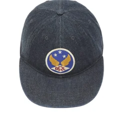 RRL Winged Logo Denim Ball Cap
