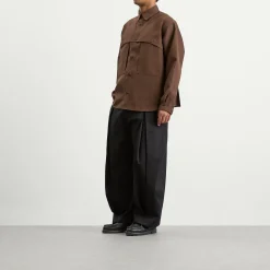 Sage Nation Box Pleat Trouser