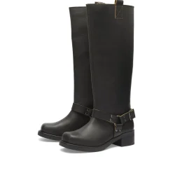 Samsøe Samsøe Sabrenta Knee High Buckled Boots
