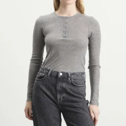 Samsøe Samsøe Sadodo Long Sleeve Henley Top