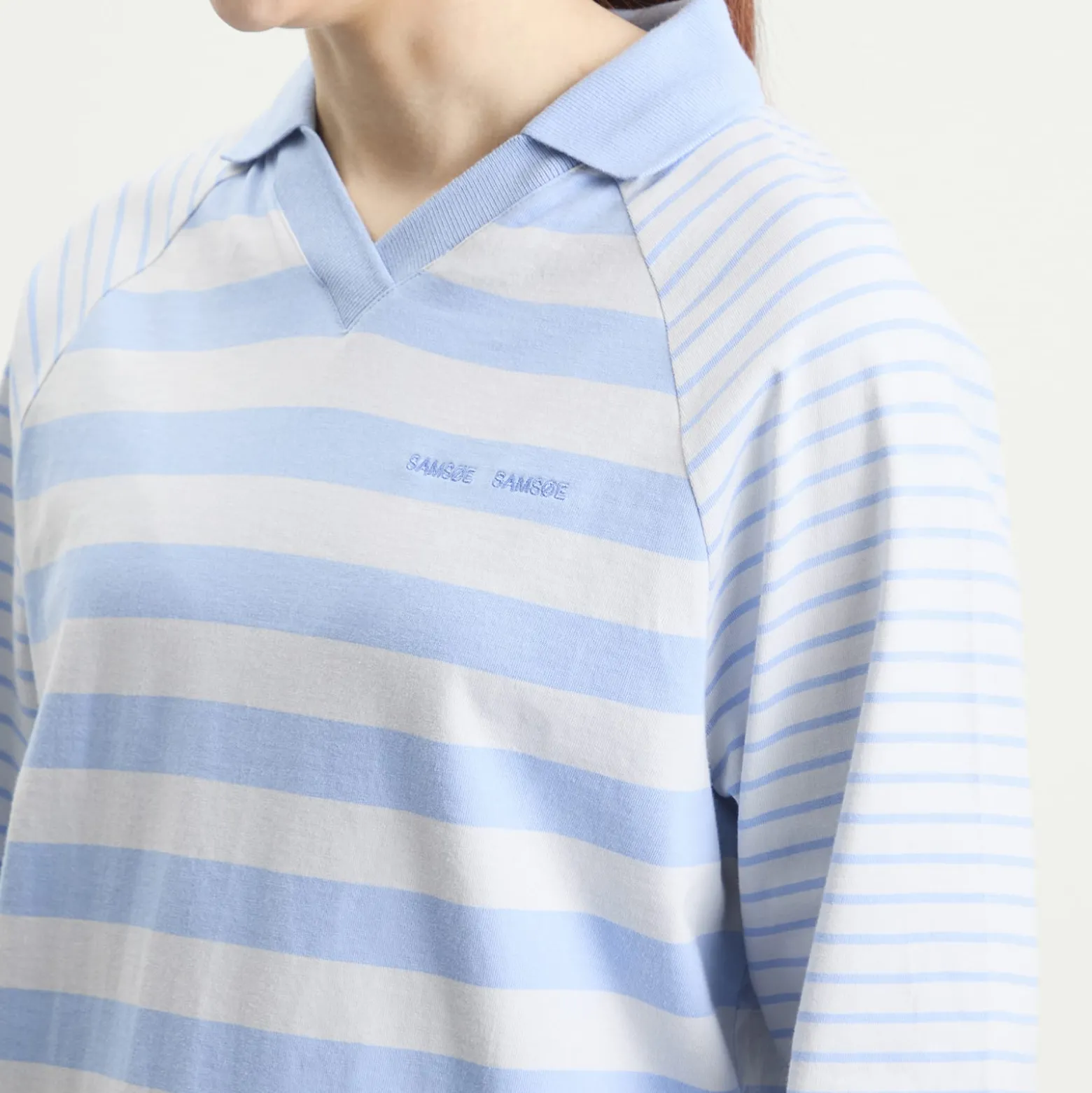 Samsøe Samsøe Saella Long Sleeve Polo Top