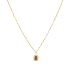 Serge DeNimes Gold Tigers Eye Blush Necklace