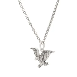 Serge DeNimes Silver Eagle Necklace