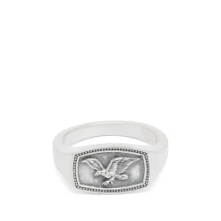 Serge DeNimes Silver Eagle Ring