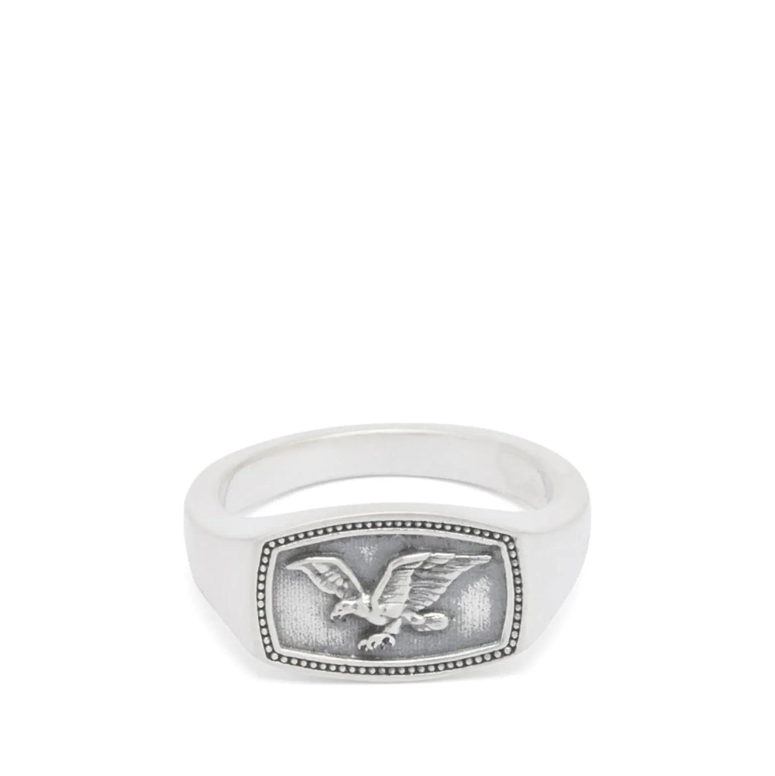 Serge DeNimes Silver Eagle Ring