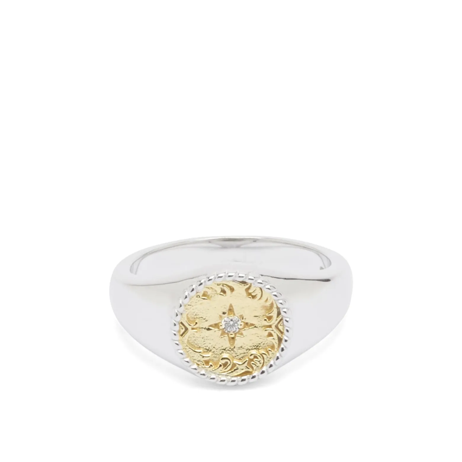 Serge DeNimes Silver Sundown Ring