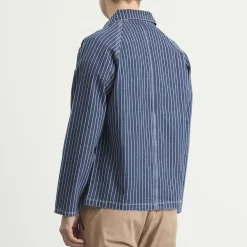 Service Works Pinstripe Denim Coverall Jacket