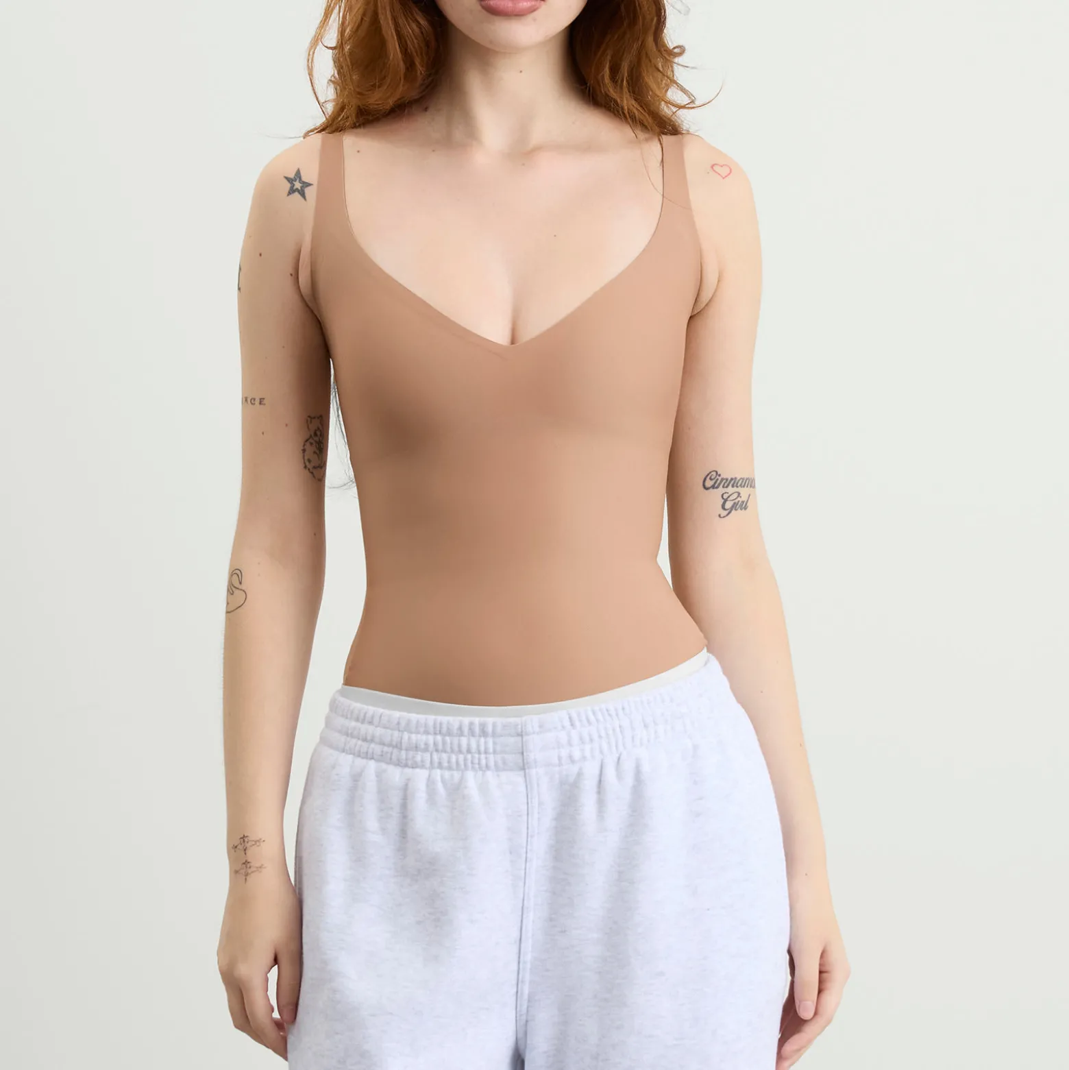 Skims Body Core Sculpt Plunge Thong Bodysuit