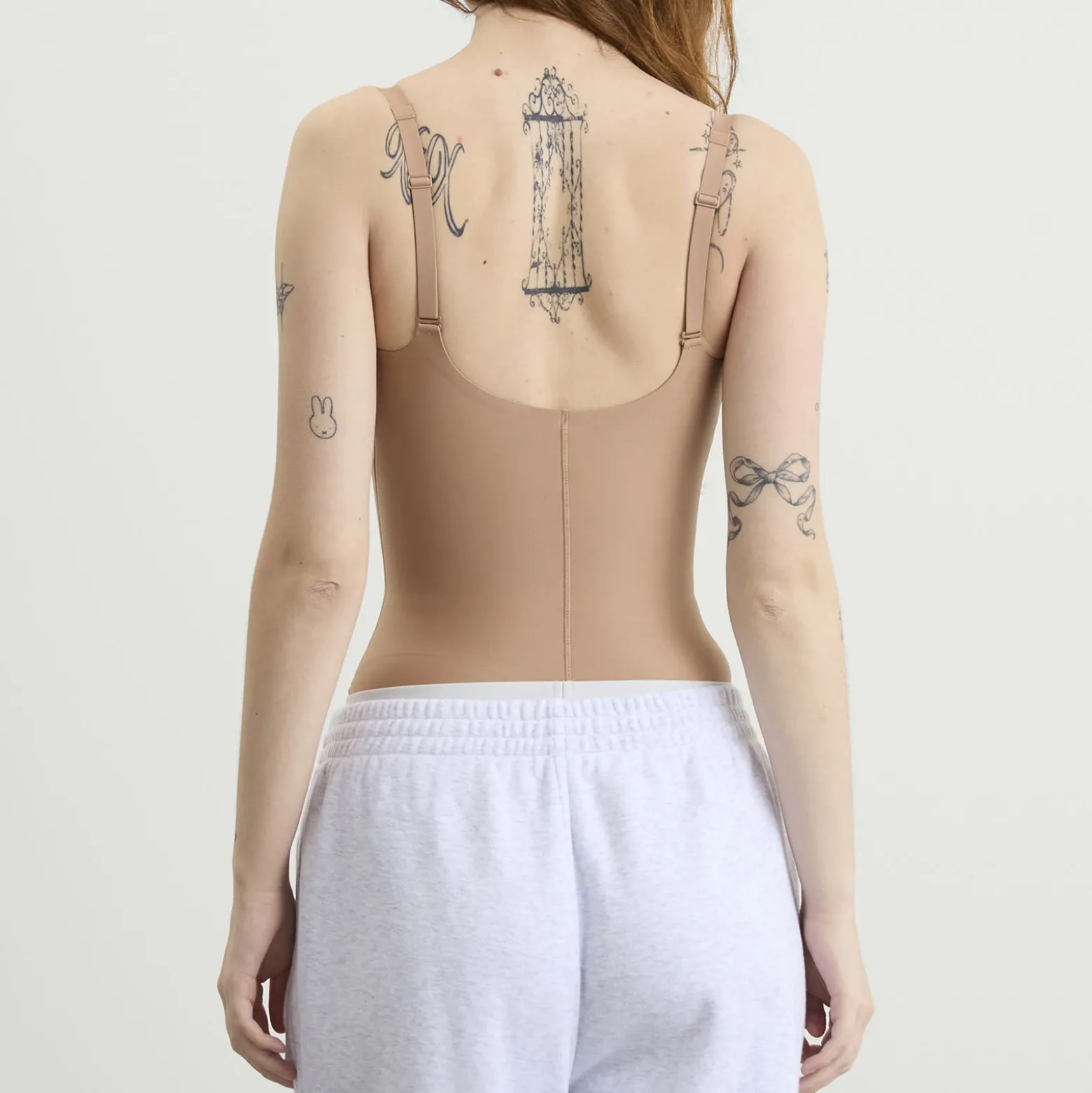Skims Body Core Sculpt Plunge Thong Bodysuit