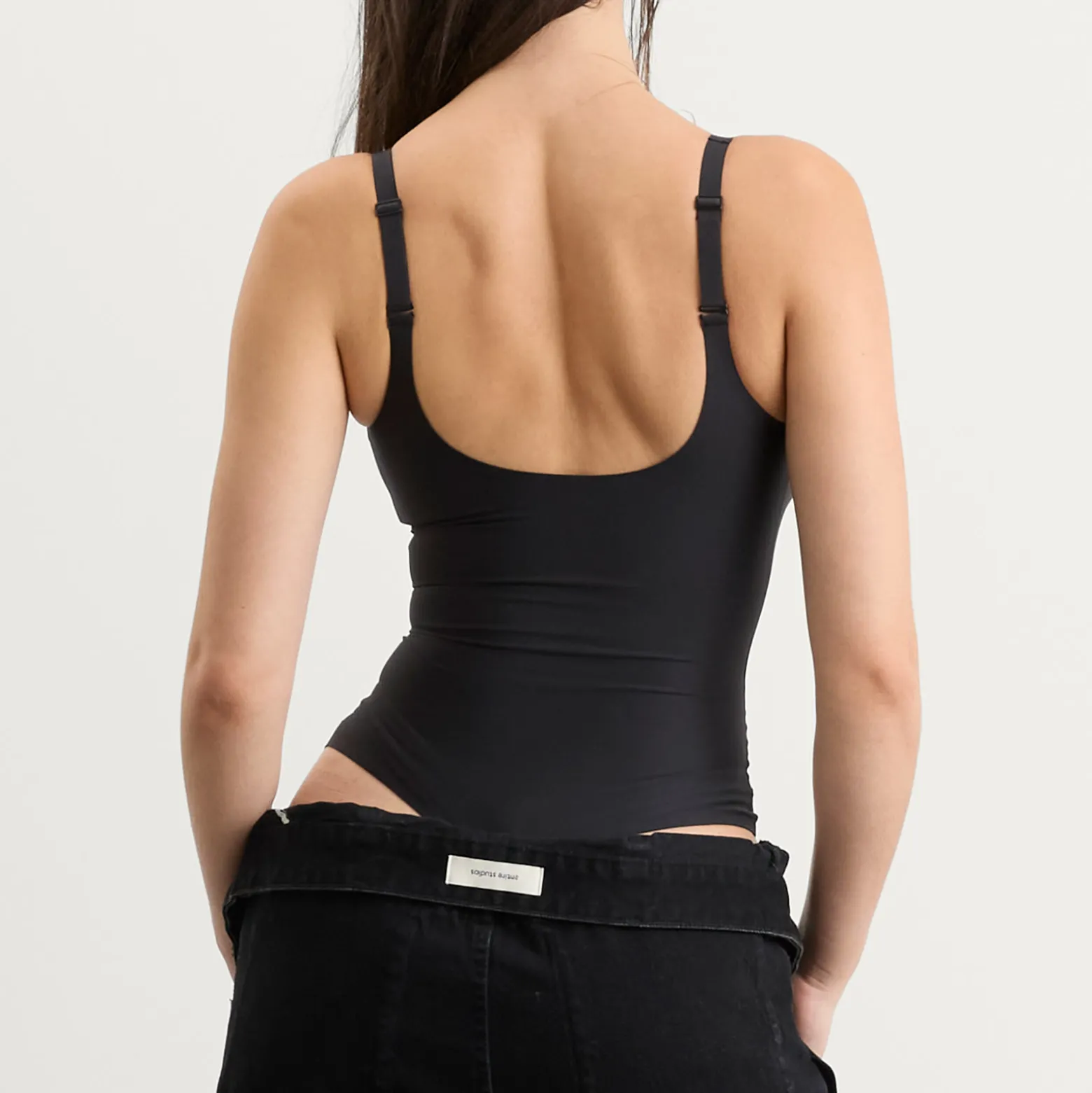 SKIMS Body Unlined Plunge Thong Bodysuit