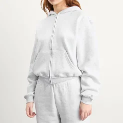 SKIMS Cotton Fleece Classic Zip Up Hoodie