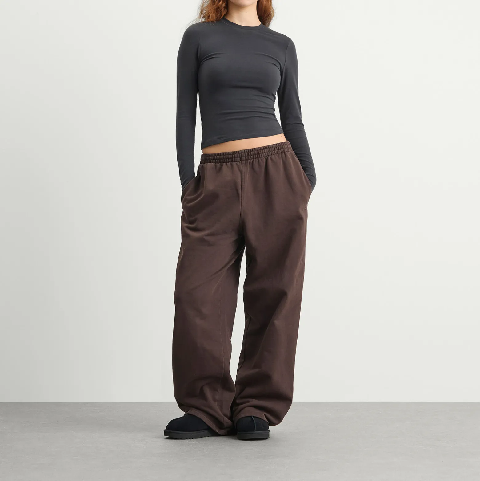 SKIMS Cotton Jersey Long Sleeve T-Shirt