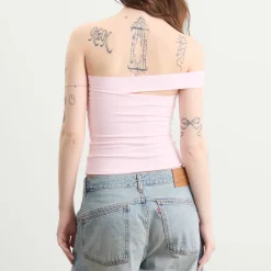 SKIMS Cotton Jersey One Shoulder Top