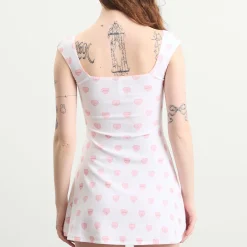 SKIMS Pointelle Cap Sleeve Mini Dress