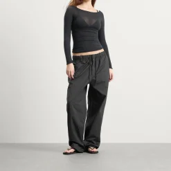 SKIMS Sateen Oversized Cargo Pants