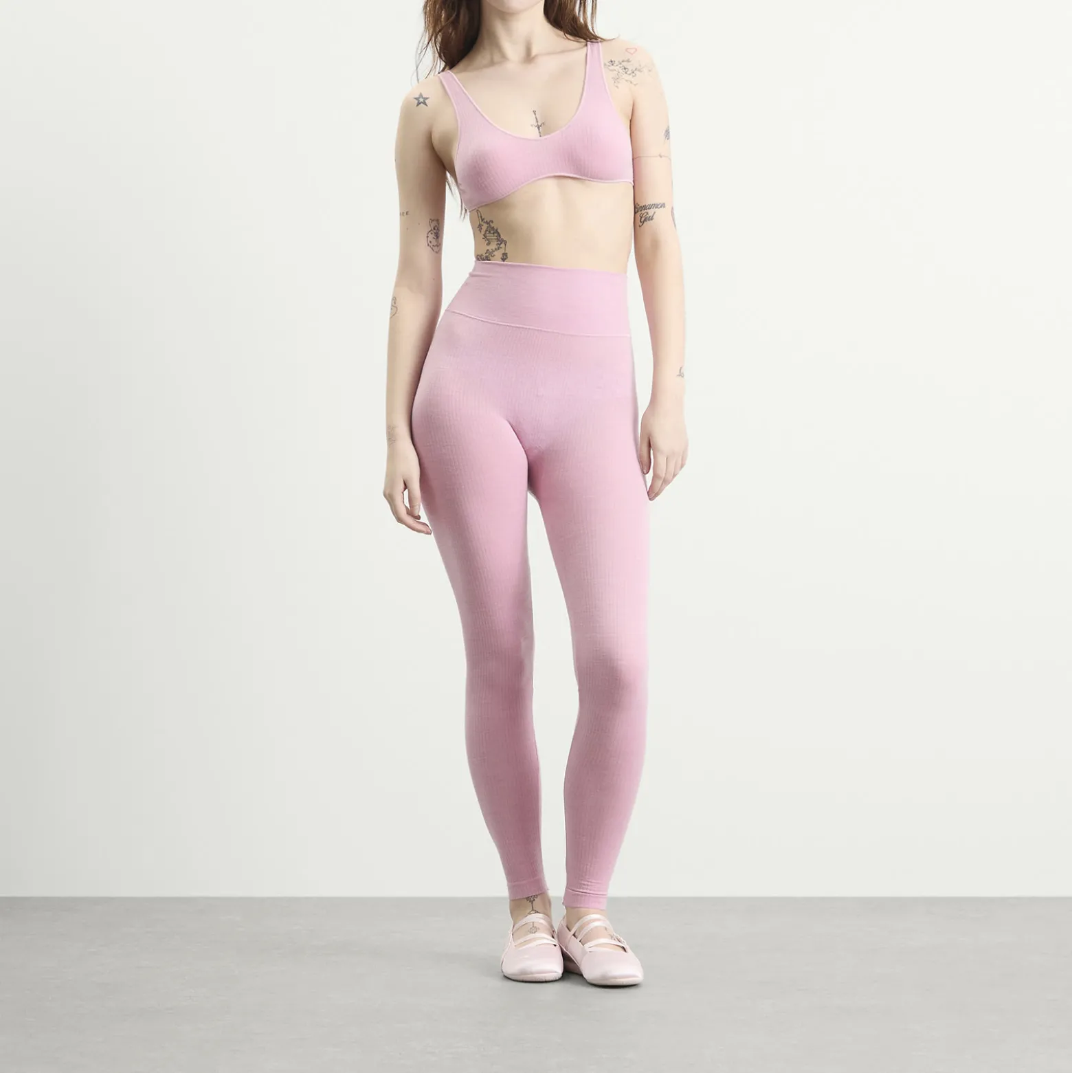 SKIMS Seamless Sheer Wool Bralette