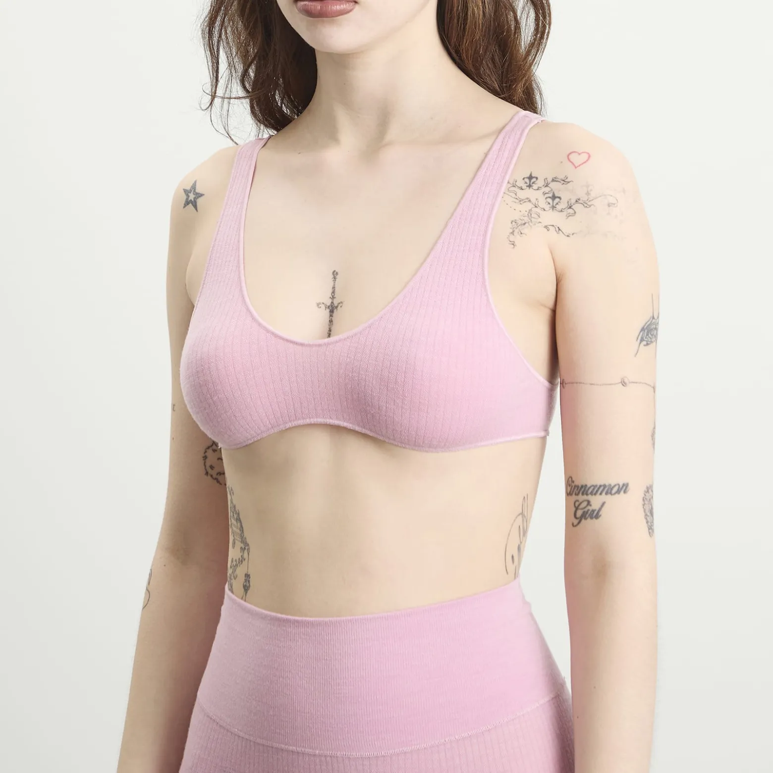 SKIMS Seamless Sheer Wool Bralette
