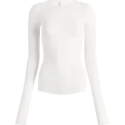 SKIMS Sheer Cotton Long Sleeve Tee