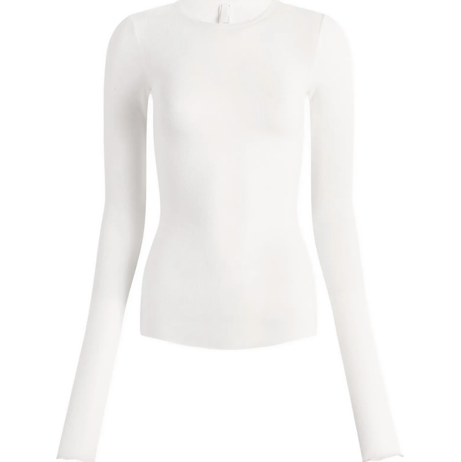 SKIMS Sheer Cotton Long Sleeve Tee