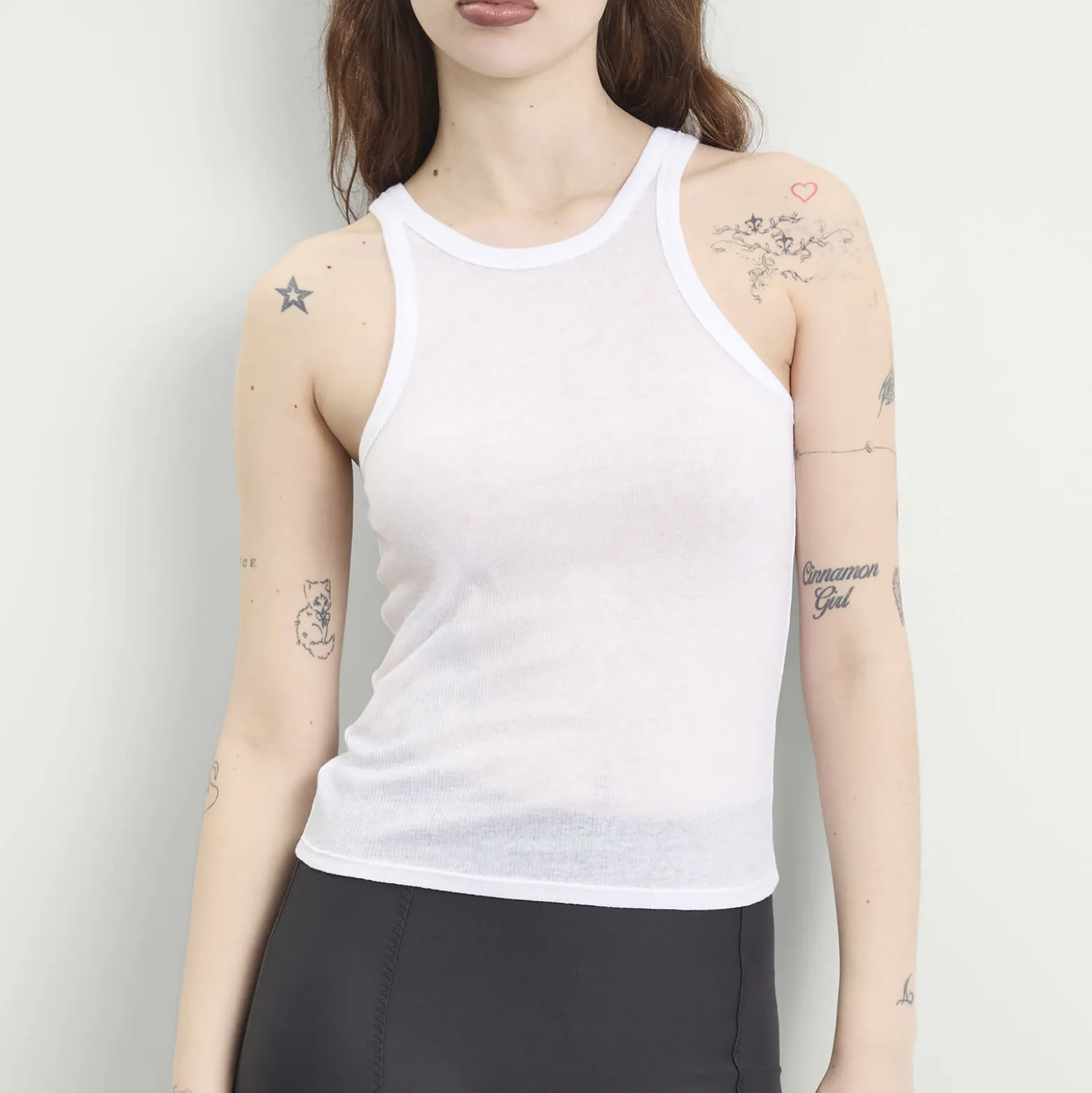 SKIMS Sheer Cotton Tank