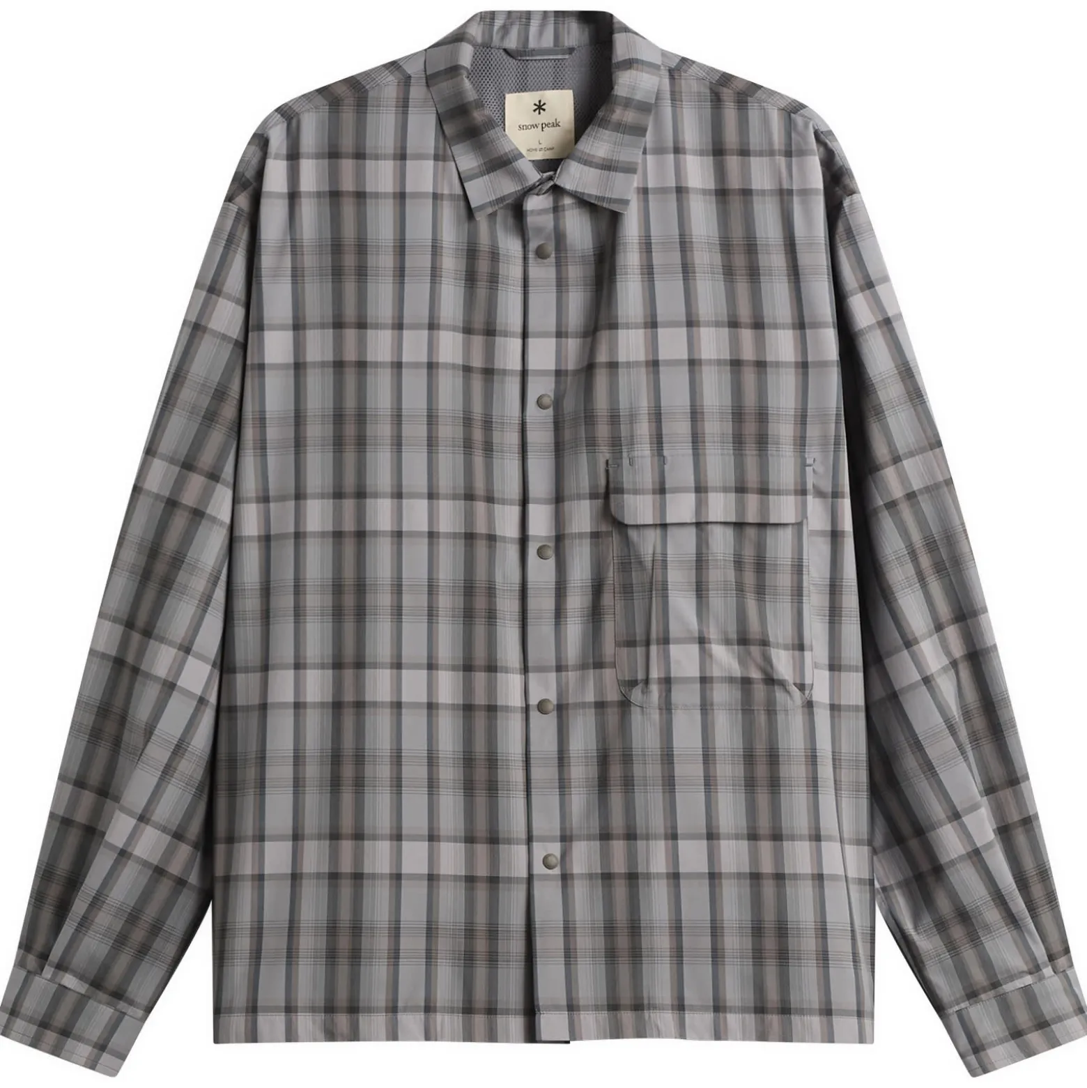 Snow Peak Fade Check Breezy Shirt