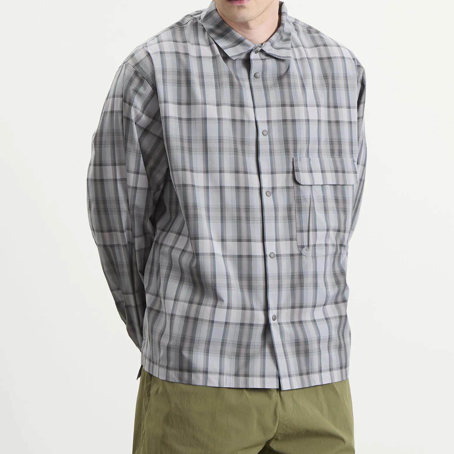 Snow Peak Fade Check Breezy Shirt