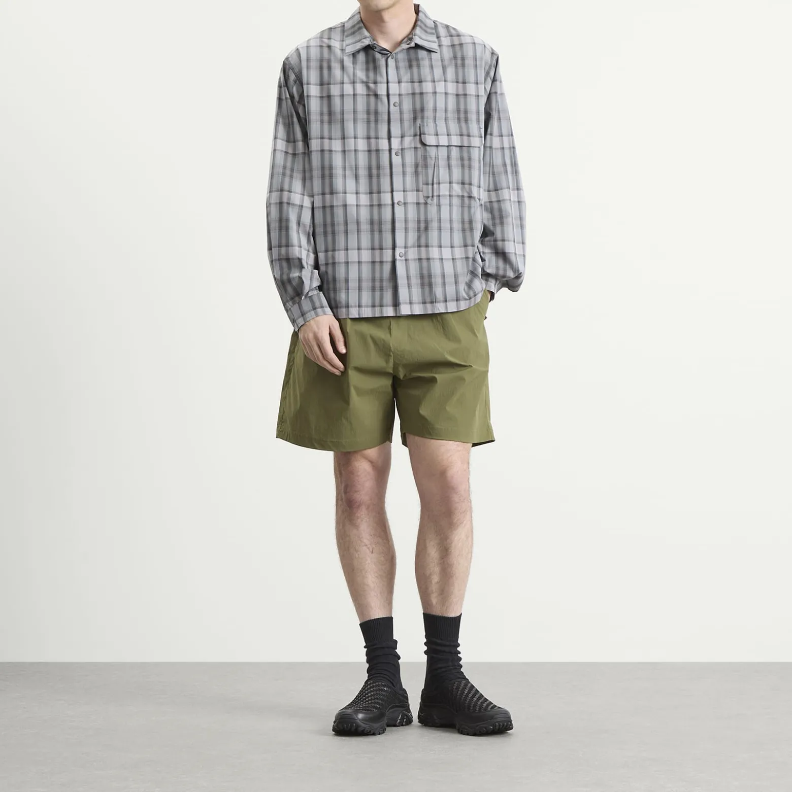 Snow Peak Fade Check Breezy Shirt