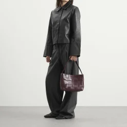 St. Agni Leather Minimal Jacket