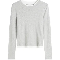 St. Agni Organic Cotton Layered Long Sleeve Top