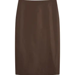 ST. Agni Paper Taffeta Column Skirt