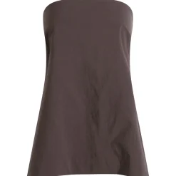 St. Agni Strapless Rouleau Tie Top