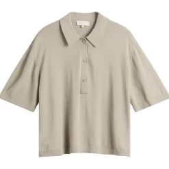 STEL knit polo top