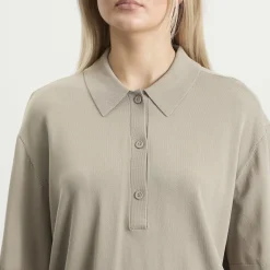 STEL knit polo top