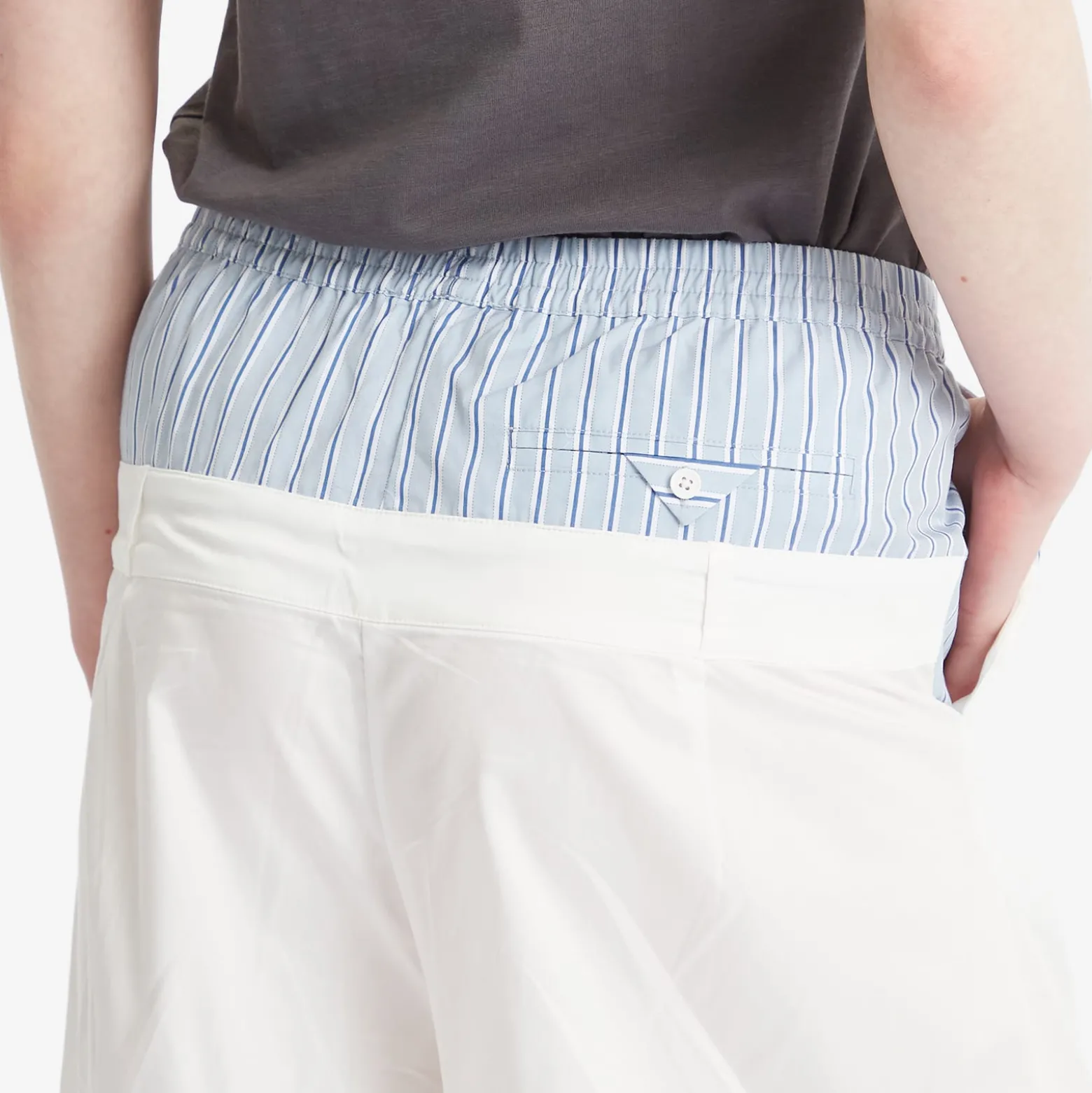 STEL Layered Wide Barrow Leg Trousers